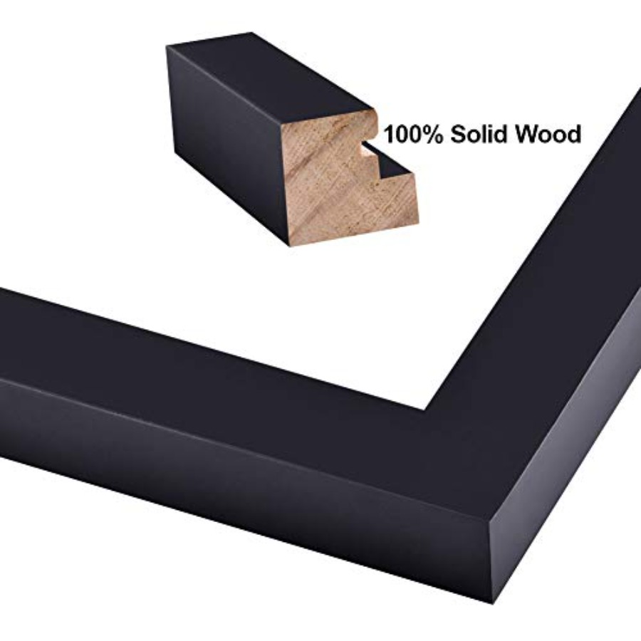 Picture Frames Made of Solid W - مراجعة Frame Display Wood وسعره