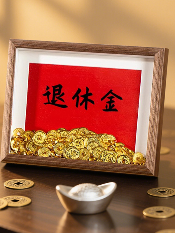Creative DIY Gold Coin Photo F - مراجعة Frame Display Wood وسعره