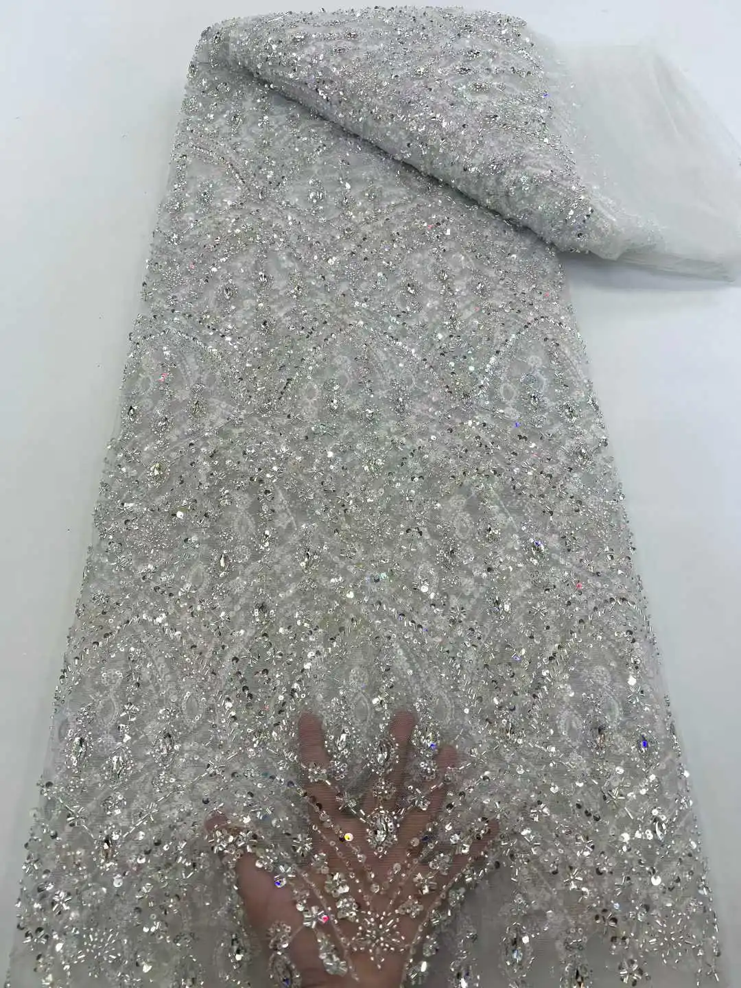 Hot Sale Exquisite Heavy Indus - مراجعة Embroidery Net Dress وسعره