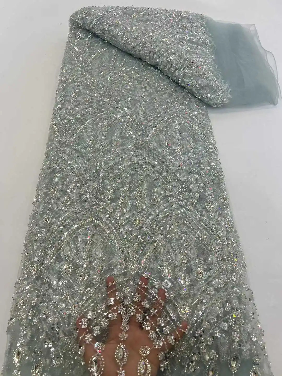 Hot Sale Exquisite Heavy Indus - مراجعة Embroidery Net Dress وسعره