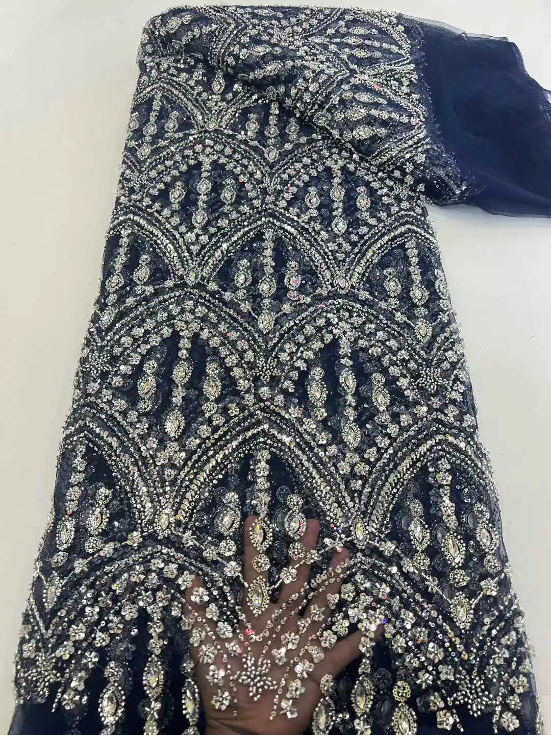 Hot Sale Exquisite Heavy Indus - مراجعة Embroidery Net Dress وسعره