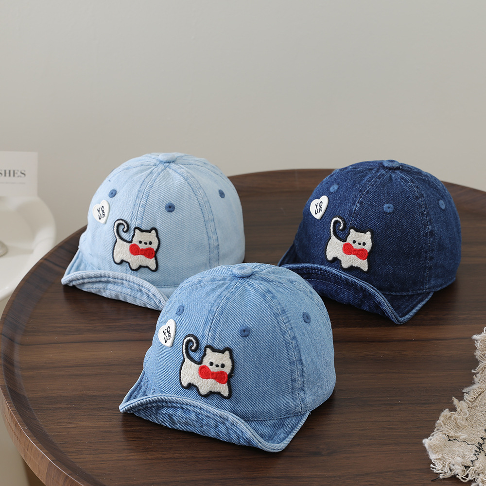 Children's washable denim soft - مراجعة Embroidery Cap وسعره