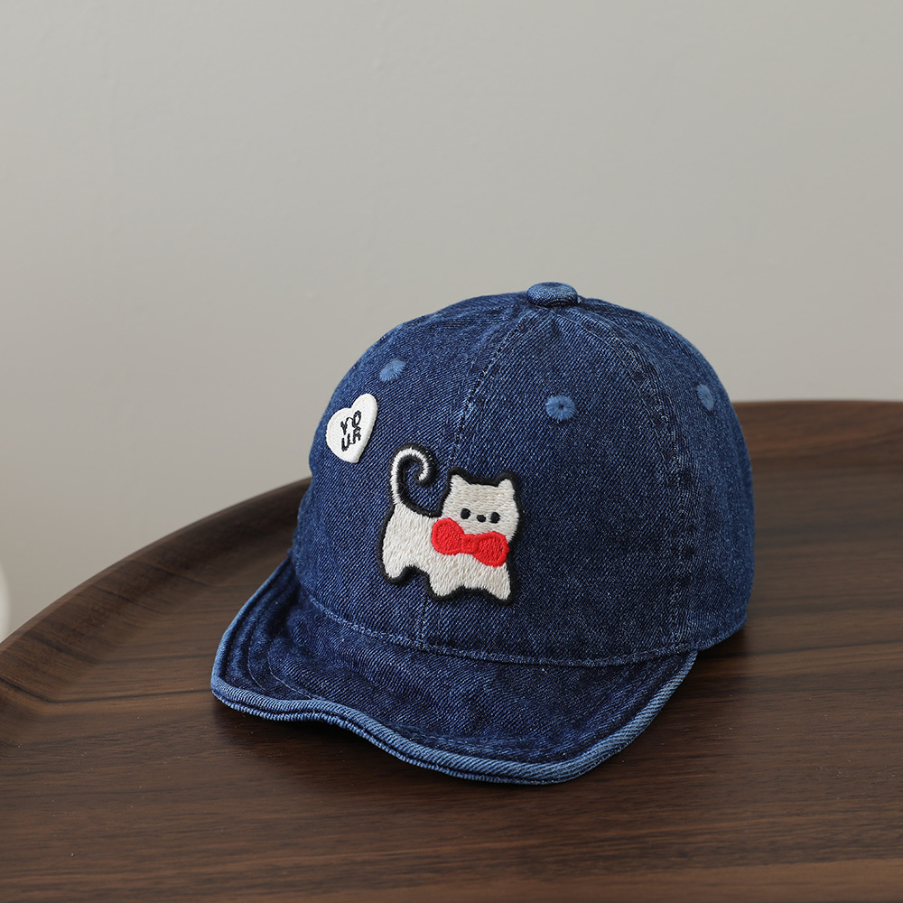 Children's washable denim soft - مراجعة Embroidery Cap وسعره