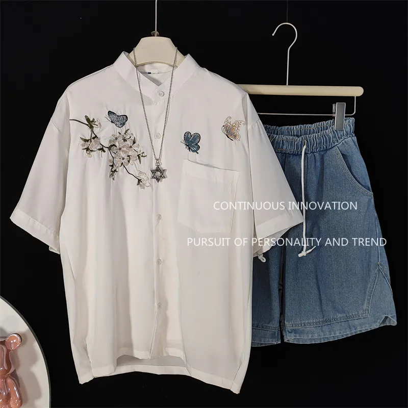 Men's 3 Piece Set Chinese Styl - مراجعة Embroidery Shirt وسعره