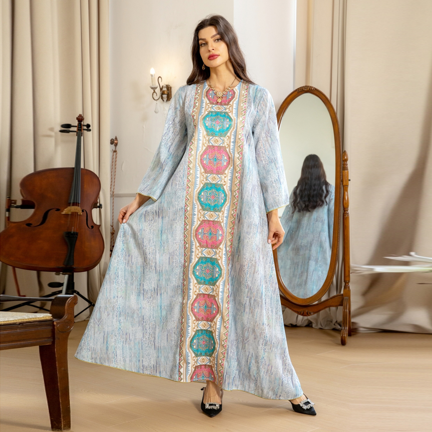 Ramadan Moroccan women's cloth - مراجعة Embroidery Arabic وسعره