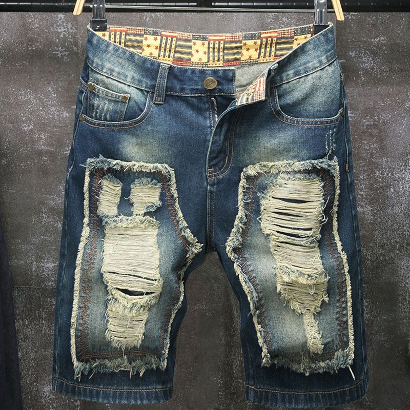 New European and American styl - مراجعة Embroidery On Jeans وسعره