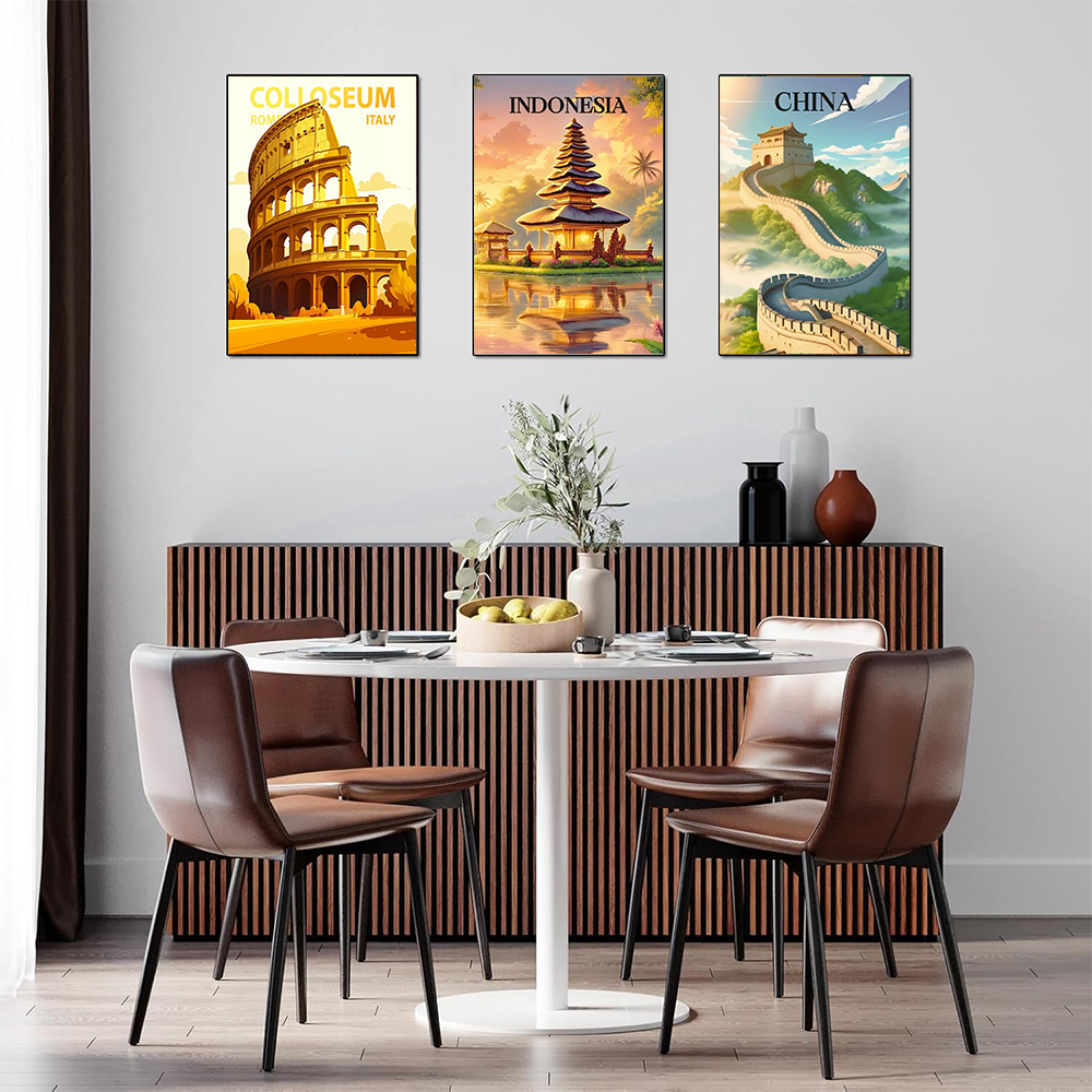 World Landscape Diamond Painti - مراجعة Embroidery In Indonesia وسعره