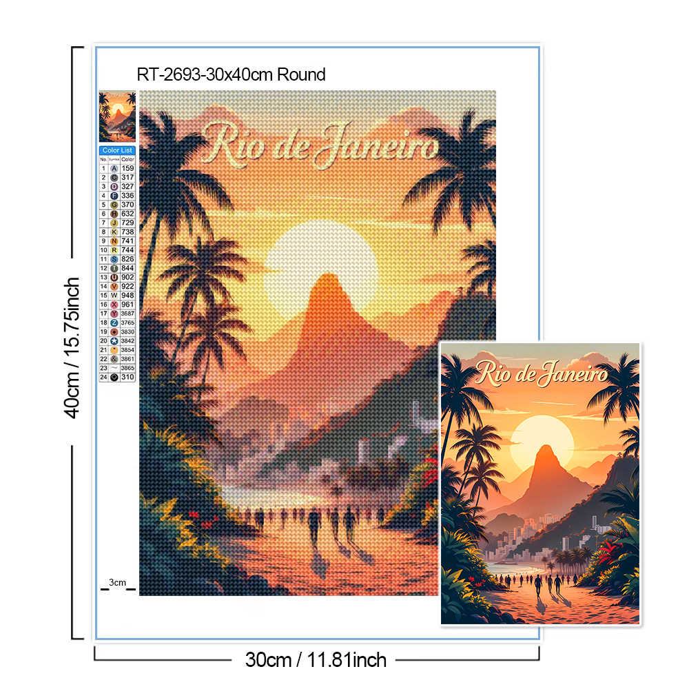World Landscape Diamond Painti - مراجعة Embroidery In Indonesia وسعره