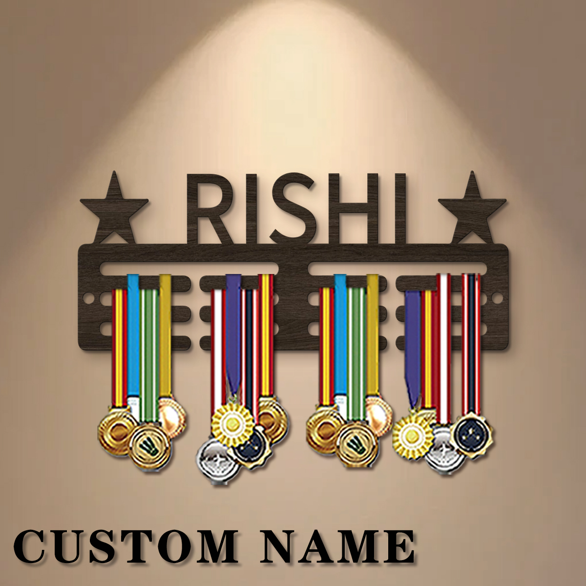 1pc Custom Modern Style Star D - مراجعة Frame Display Wood وسعره