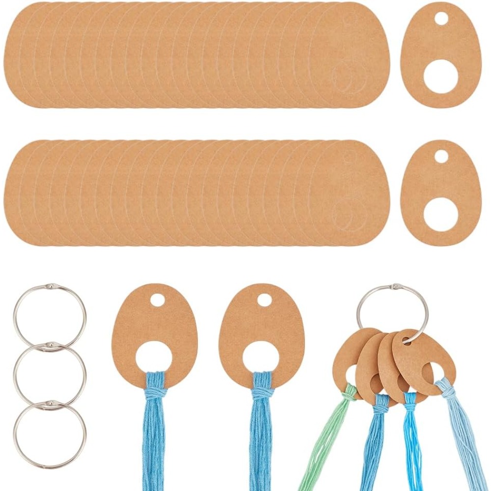 100Pcs Teardrop Floss Thread D - مراجعة Embroidery Floss وسعره