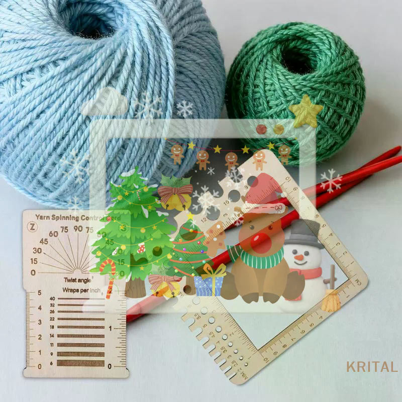 Wood Knitting Needle Gauge Squ - مراجعة Embroidery Floss وسعره