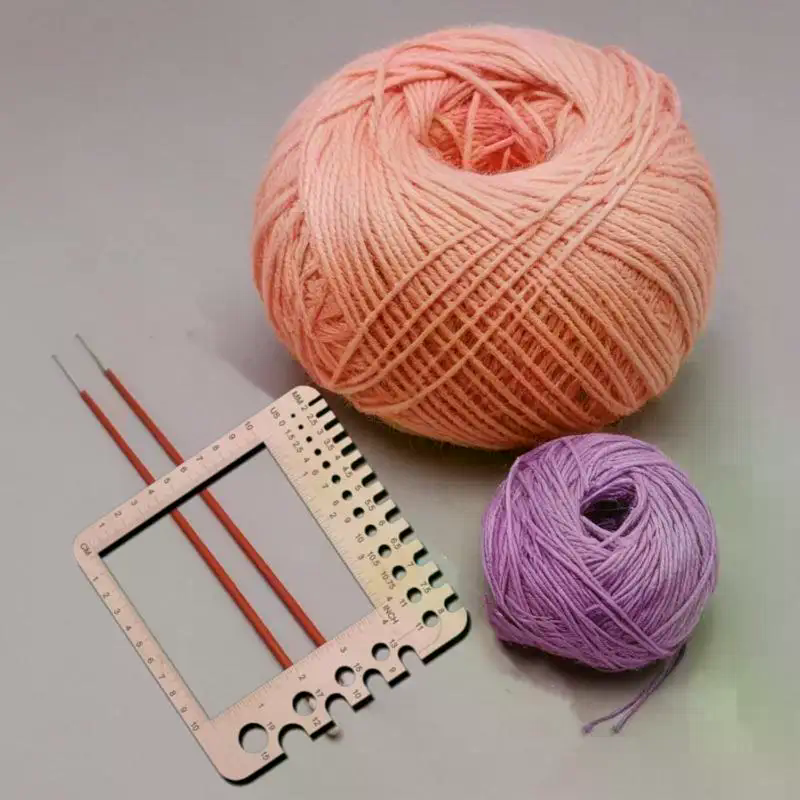 Wood Knitting Needle Gauge Squ - مراجعة Embroidery Floss وسعره