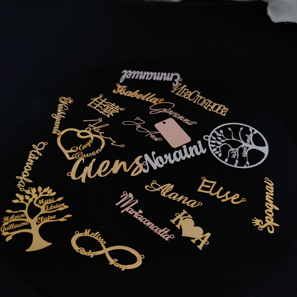 Personalized Name Pendant Lett - مراجعة Embroidery Writing وسعره