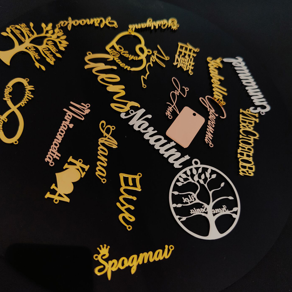 Personalized Name Pendant Lett - مراجعة Embroidery Writing وسعره
