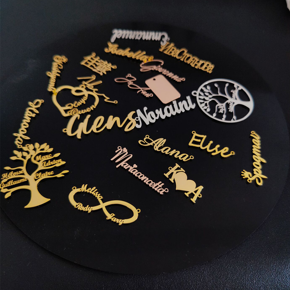 Personalized Name Pendant Lett - مراجعة Embroidery Writing وسعره