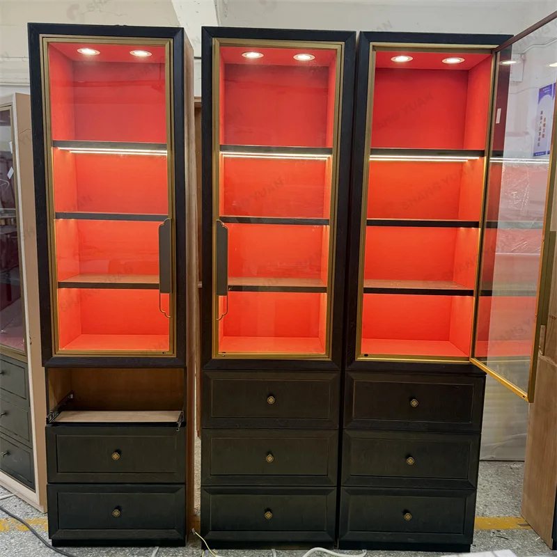 custom.Luxury Tall Black Wood  - مراجعة Frame Display Wood وسعره