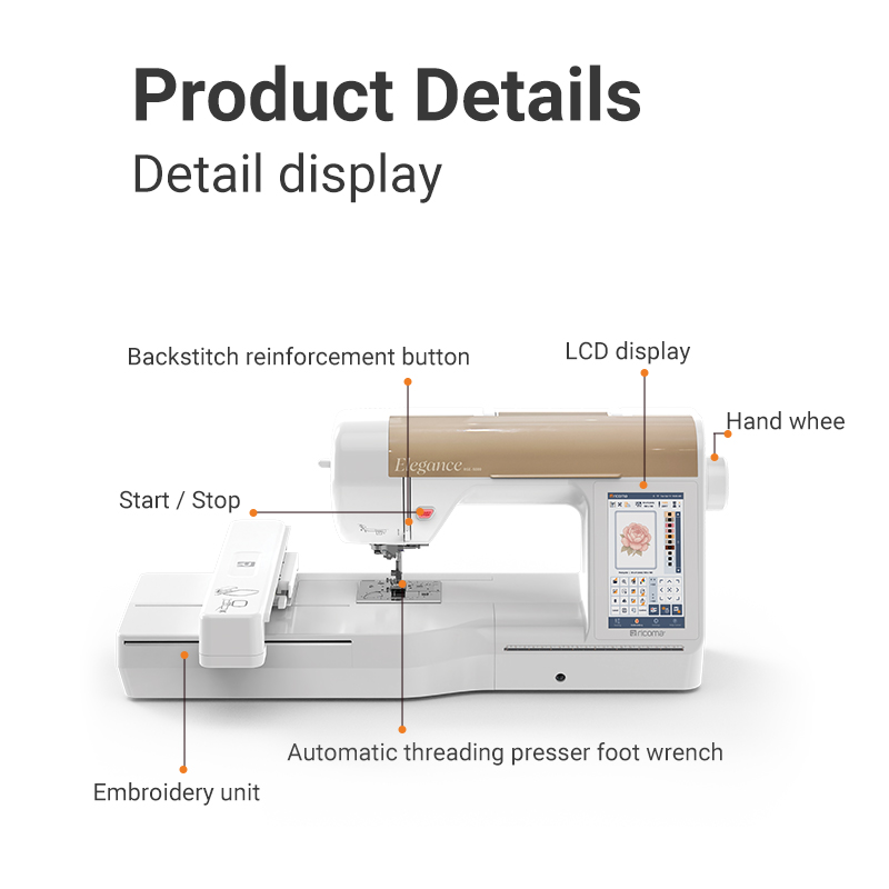 Easy Use Ricoma RSE5000 Househ - مراجعة Embroidery Machine Computerized وسعره