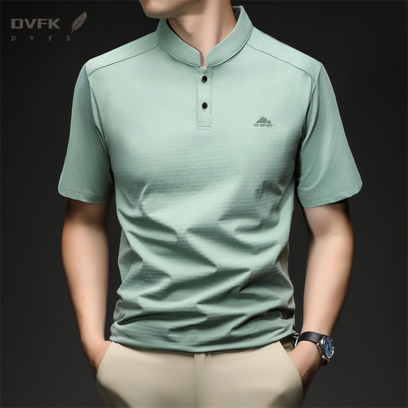 Mens Short Sleeve Mandarin Col - مراجعة Embroidery Shirt وسعره