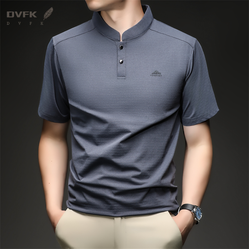 Mens Short Sleeve Mandarin Col - مراجعة Embroidery Shirt وسعره