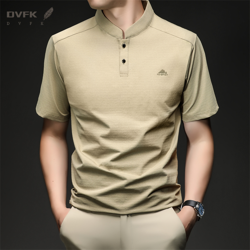 Mens Short Sleeve Mandarin Col - مراجعة Embroidery Shirt وسعره