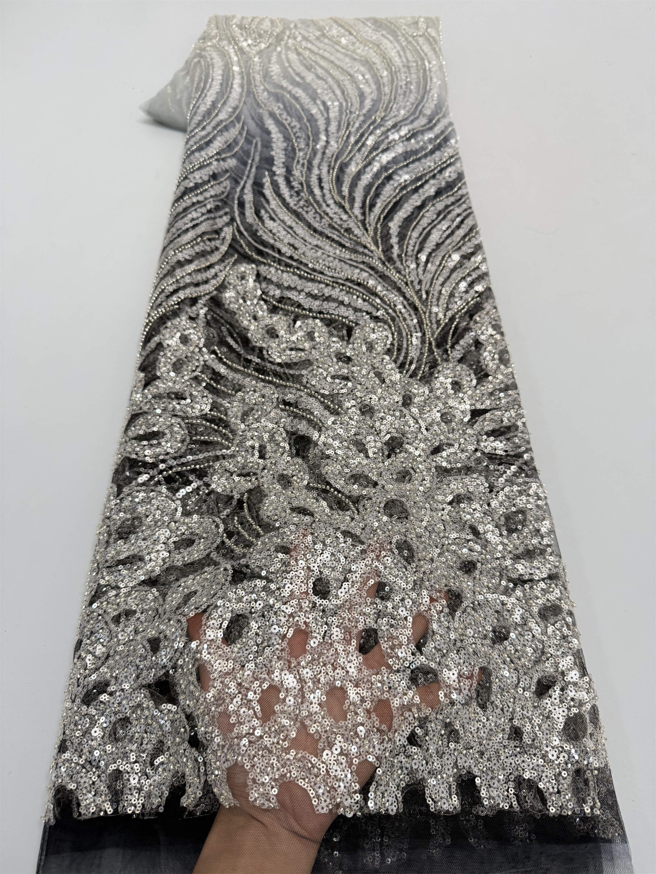 Hot Sale Exquisite Heavy Indus - مراجعة Embroidery Net Dress وسعره