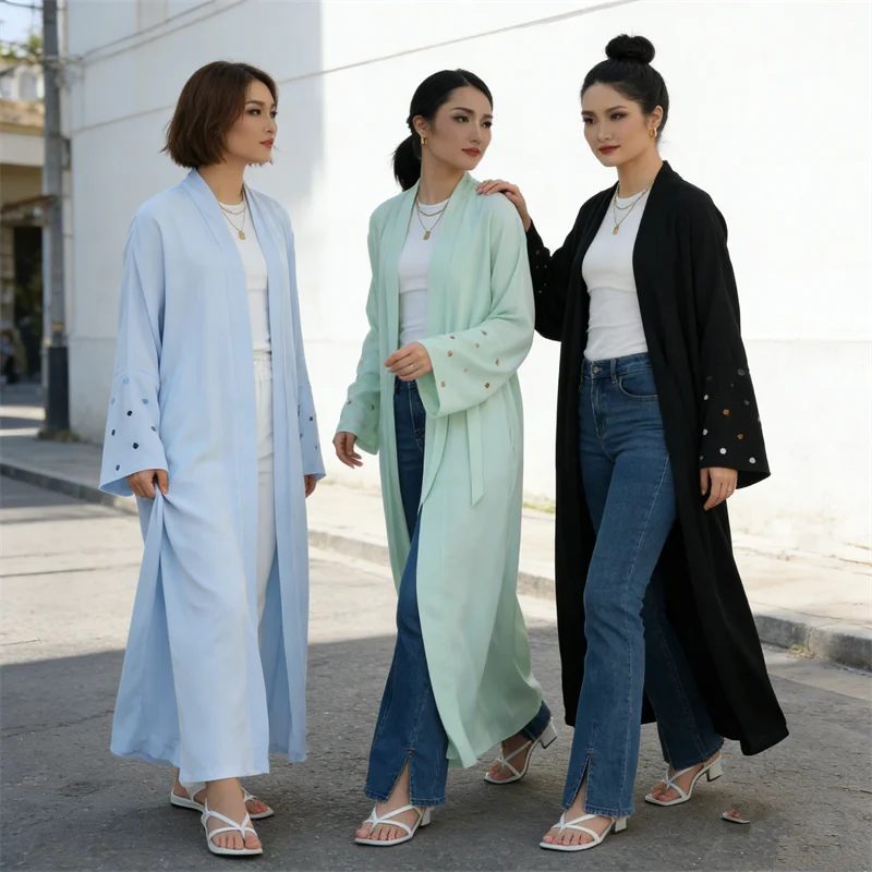 Eid Heart Embroidery Long Robe - مراجعة Embroidery Arabic وسعره