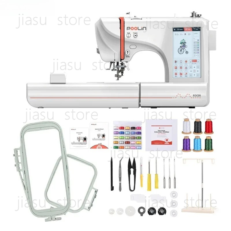 Poolin EOC05 Wholesale Multifu - مراجعة Embroidery Machine Computerized وسعره